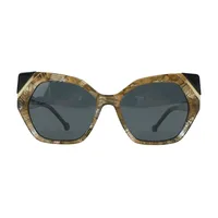 

High quality UV 400 cat eye acetate mix metal 2019 custom logo women's sunglasses polarized sun glasses