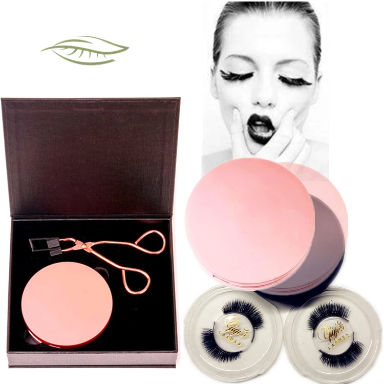 

New Arrival Handmade Soft Comfortable 3D Eyelashes Magnetic set Private Label, Black or as your request