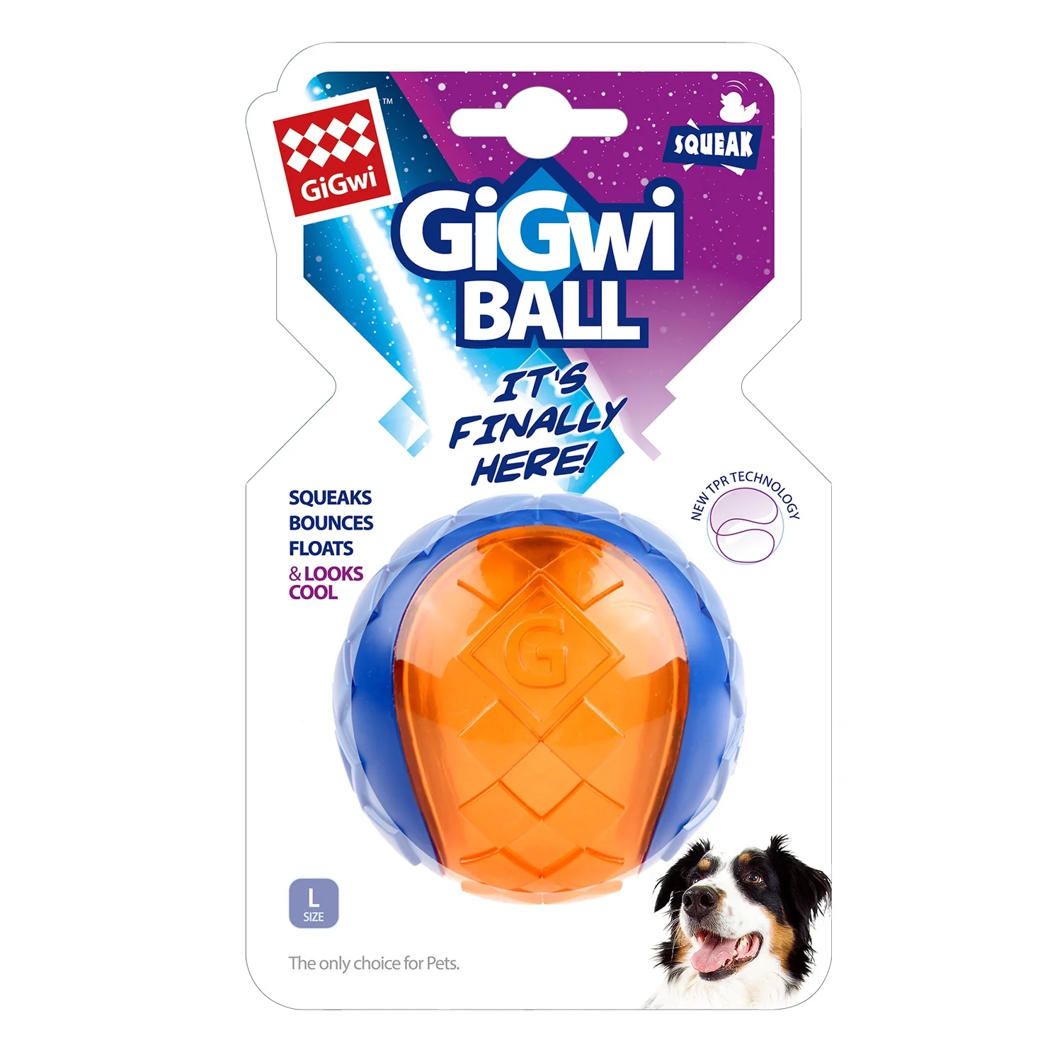 

Squeaky Dog Toy Ball supplier Durable chew toys juguetes para mascotas Bite Resistant pet toys L size