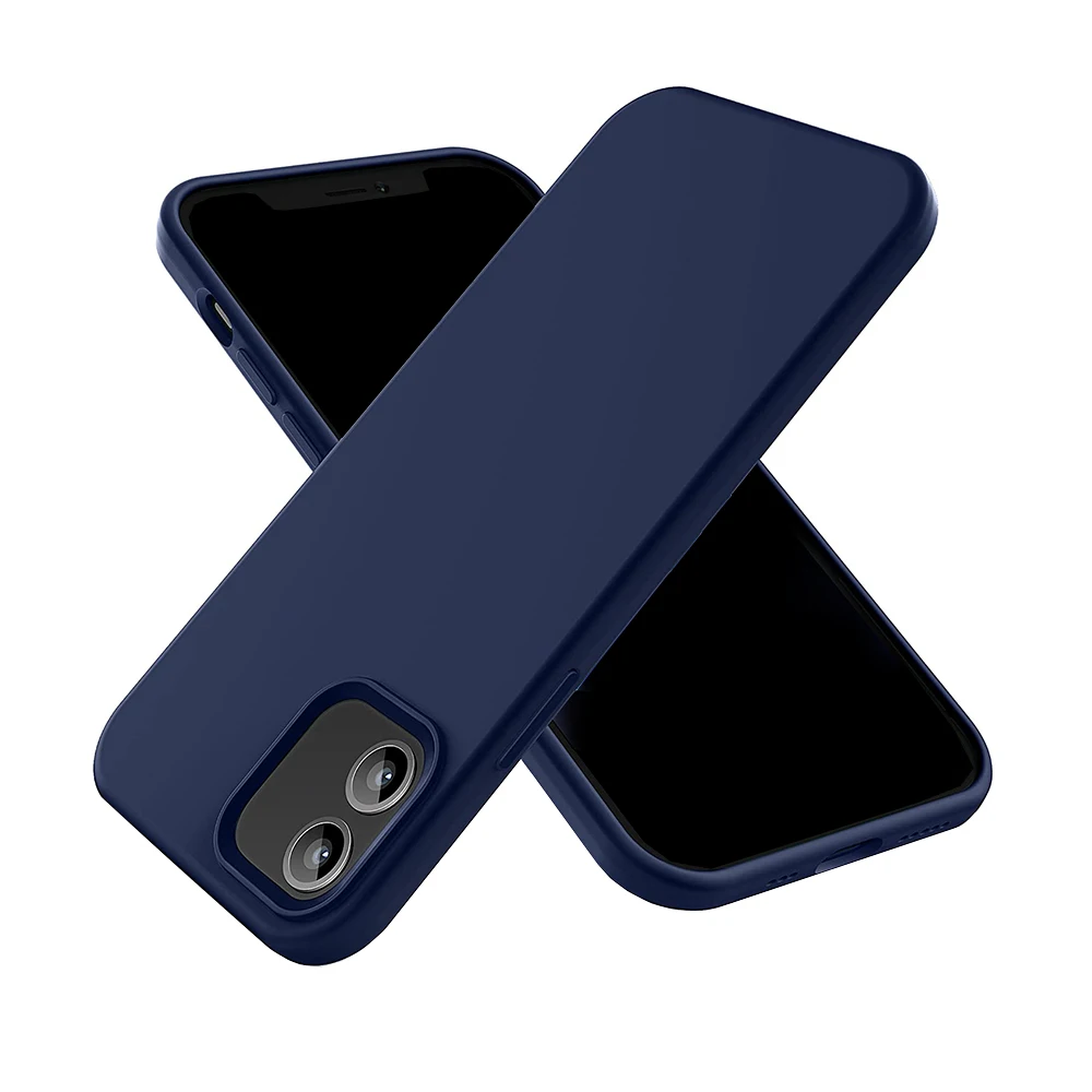 

Wholesale Shockproof Case For iPhone 13 12 11 Pro Max 8 7 Case Luxury Silicone Soft Cover Shockproof Phone Case, 15 colors