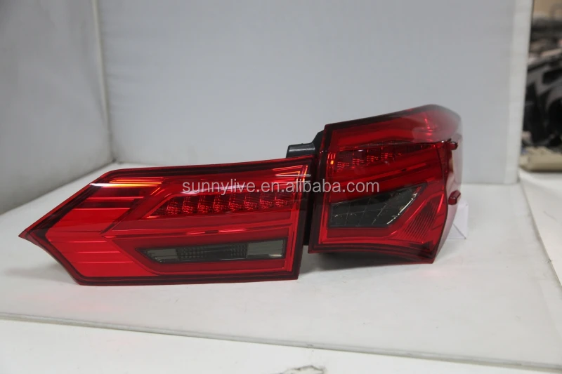 LED rear light For TOYOTA Corolla LED Altis 2014-2015 Year  Rear Lamps red color YZV2