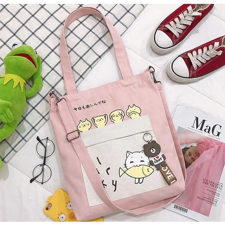 

China Supplier Promotional Plain Black Latest Organic Shopping Bag Cotton Canvas Tote Bag, 4 colors