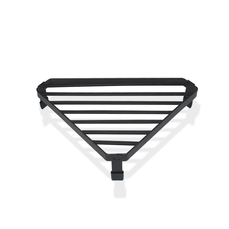 

2021 New design Cookware Corner Organizer Metal Triangle Stand Holder Carbon Steel Kitchen Table Modern Rustproof Rack