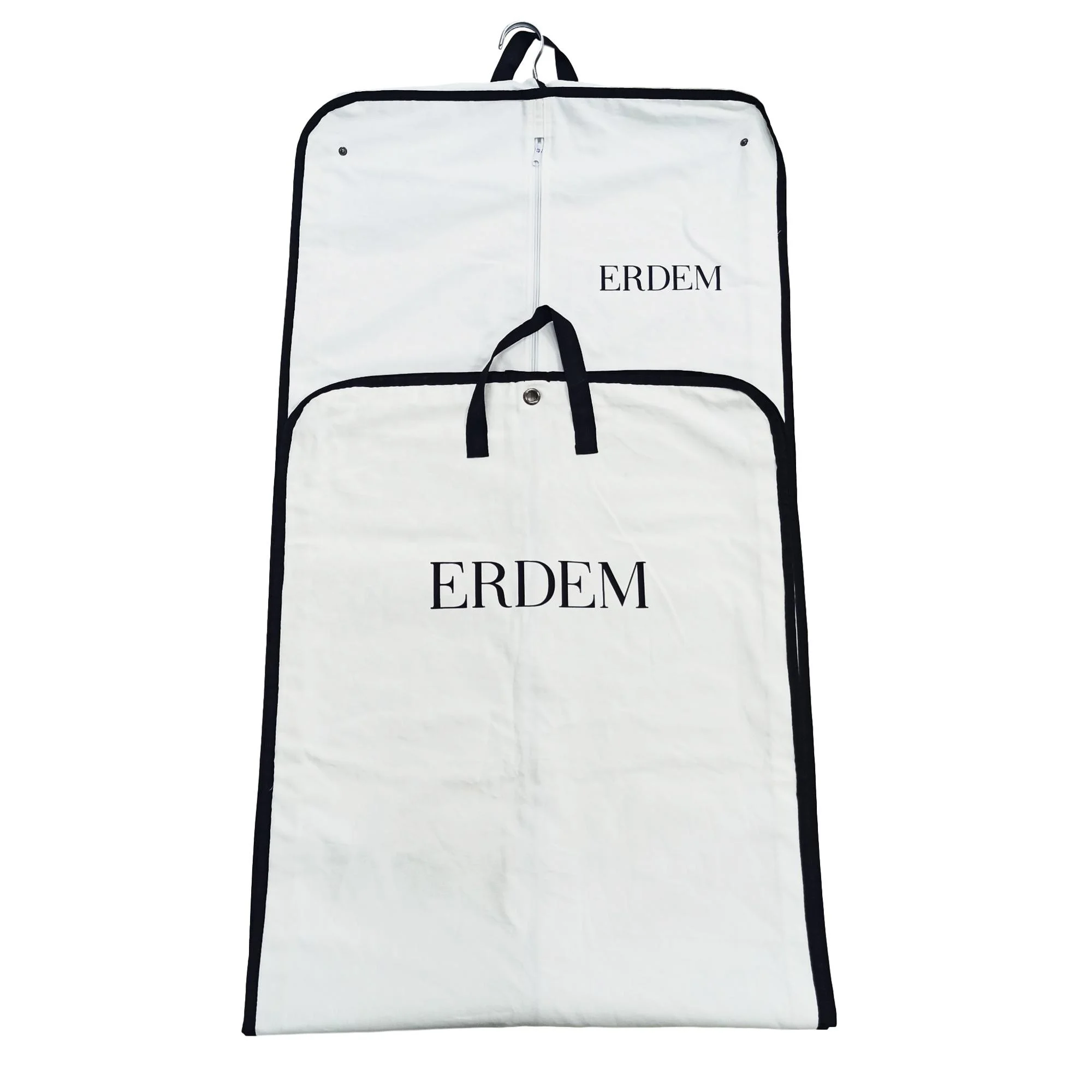 

High quality custom made cotton garment bag wedding dress garment bag