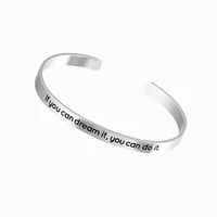 

2020 Wholesale Personalized Bangle Bracelet 925 Sterling Silver Engraved Jewelry