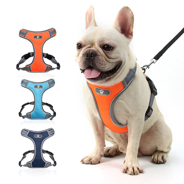 

Factory wholesale 2021 outdoor waterproof oxford cloth pet harness luxury adjustable reversible no pull dog harness