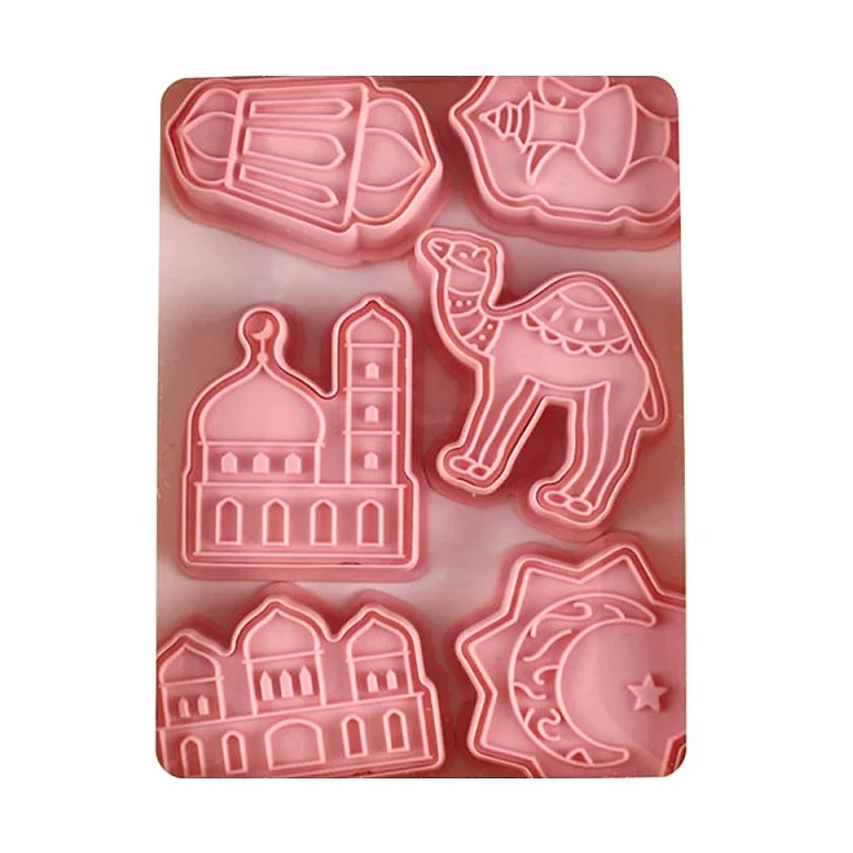 

food Muslim eid 2021 products gift ramadan Mubarak 3D Animal silicone Cake pop baking decorating Molds plastic decoration set, Accroding