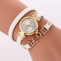 

WJ-9314 Foreign Trade Hot Sales Diamond Encrusted Personality Loop Around The Women's Bracelet Watch Luxury Wholesale Wristwatch