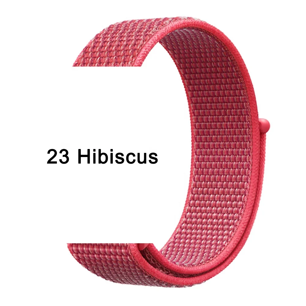 

Tschick For iWatch Sport Loop Nylon Band 44mm 42mm 40mm 38mm Soft Strap Woven Stripe Adjustable For Apple Watch Series 5 4 3 2 1, Multi-color optional or customized