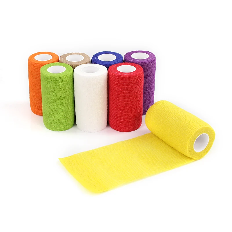 

Horse Non-woven Flexible Conforming Elastic Cohesive Bandage, 18 color available