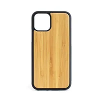 

Soft TPU Bumper+Naturel Wood Bamboo Phone Case For iPhone 11 Pro Max Maple Wood Case And Cover