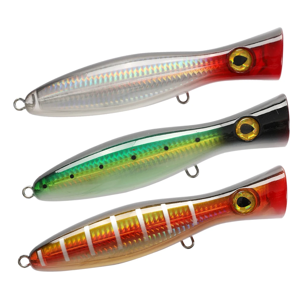 

HONOREAL 160mm 88g Top Water Floating Large Popper Lure Wholesale Hard Plastic Saltwater Seabass GT Tuna Fishing Lure
