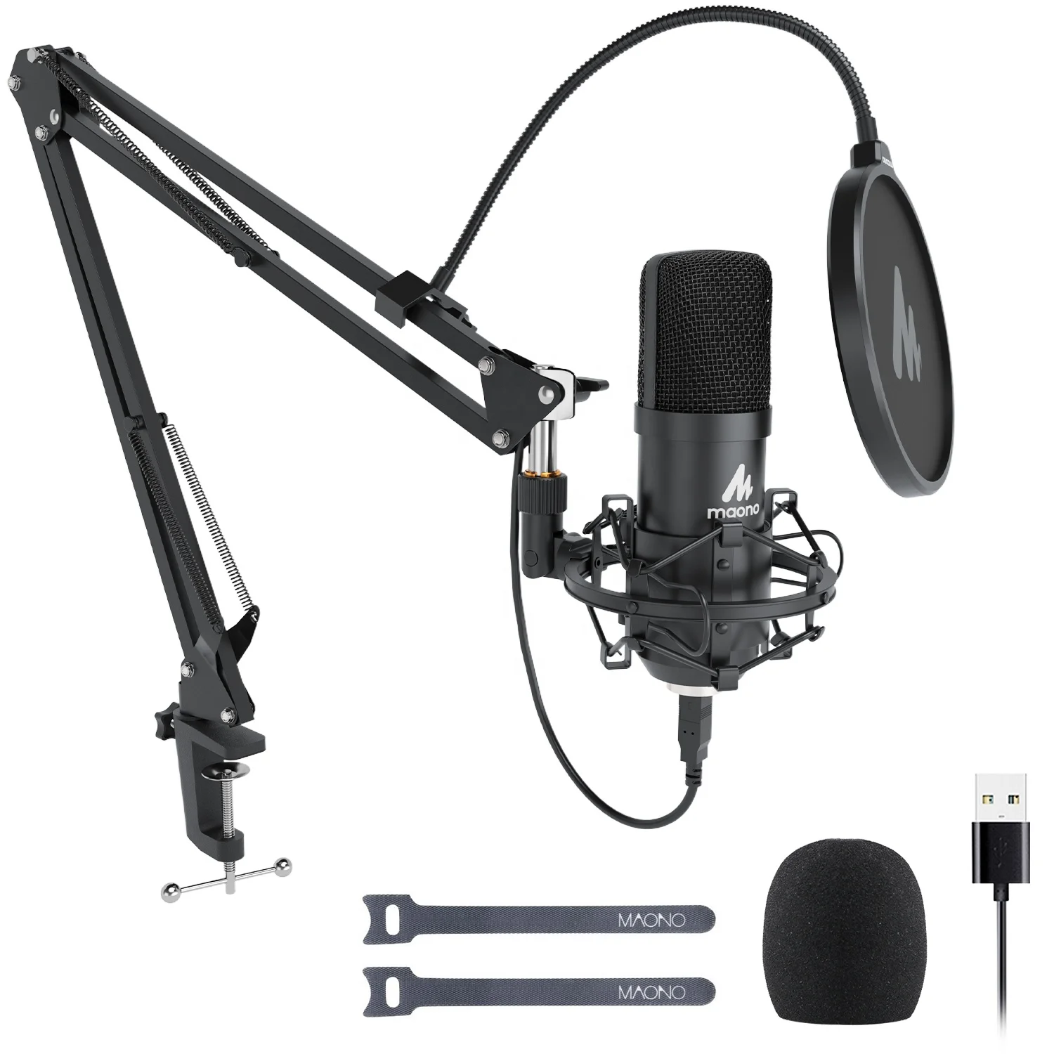 

MAONO Professional wired USB podcasting gaming microphone recording microphone