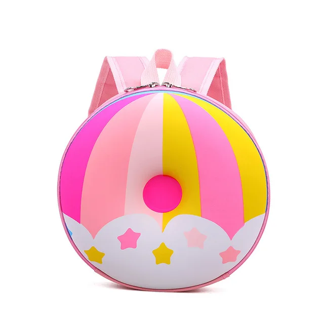 

Kids Boy and girl cartoon rainbow doughnut toddler mini eva bag