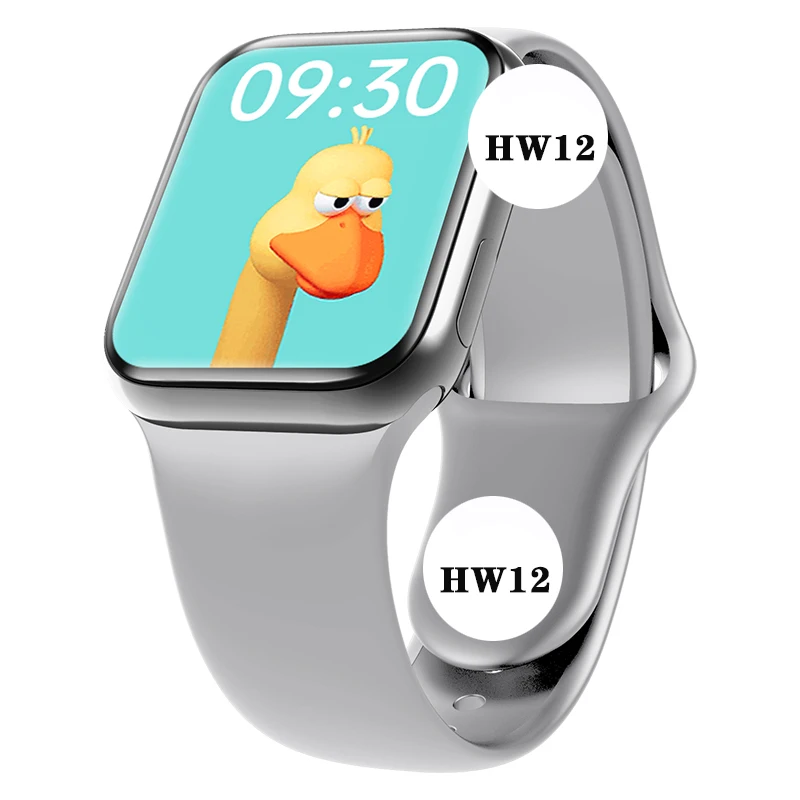 

NEW 2021 Hot HW12 Smart Watch in stock Password Lock Screen BT call rotary button Heart Rate Blood Pressure hw12 smartwatch