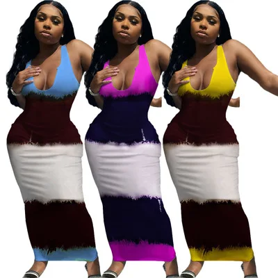 

B36181A Wholesale women casual dress sun dress new sexy summer women sundress, Picture color