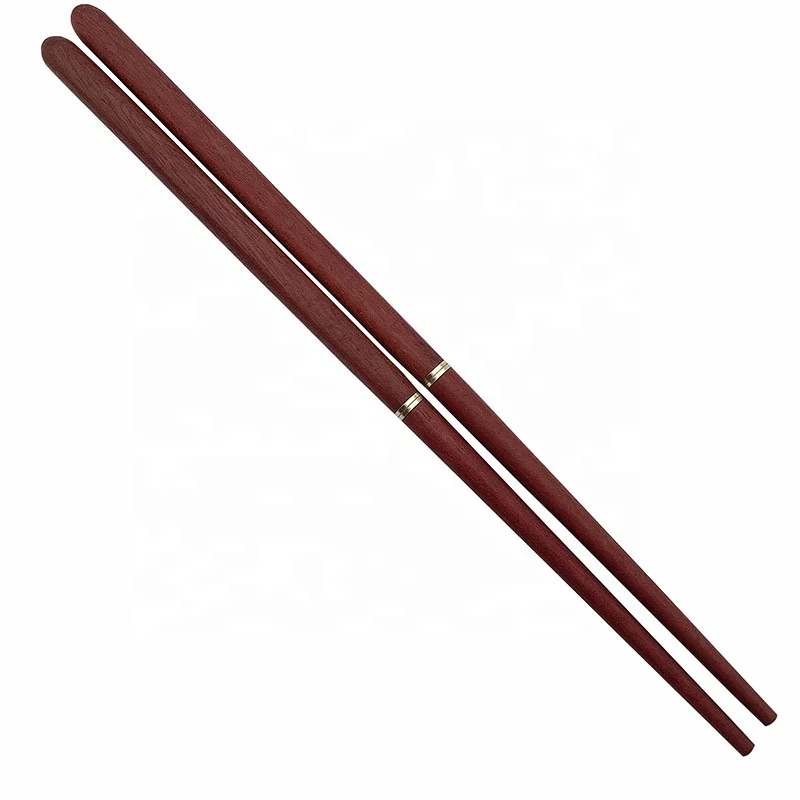 

aluminum mess tin accessories reusable outdoor glamping collapsible rosewood wooden chopsticks, Natural