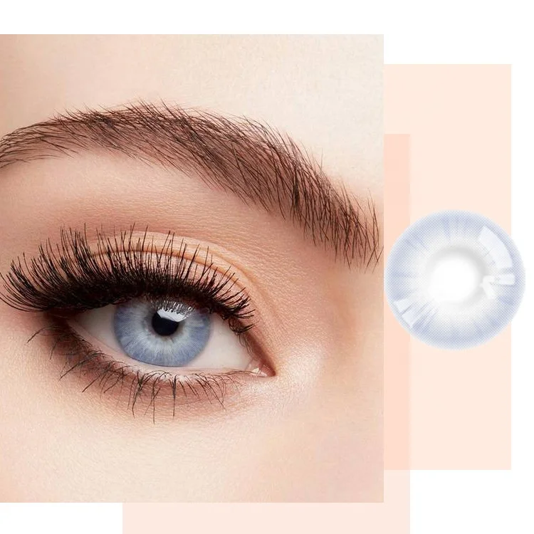 realcon 纯天然柔软化妆品 toric eye 镜片彩色眼睛彩色隐形眼镜镜片