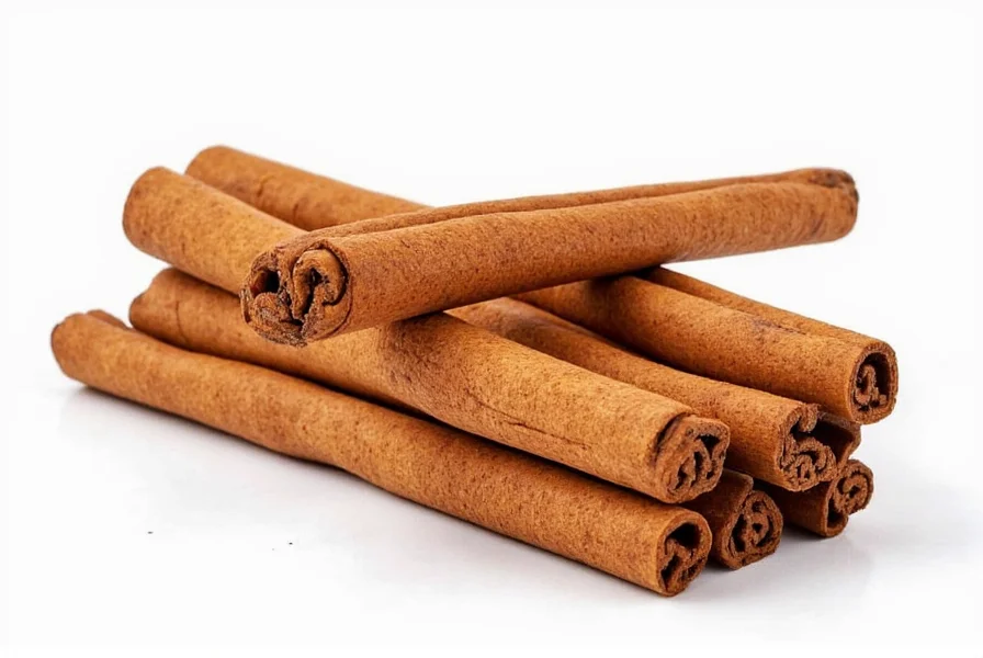 Close-up of Ceylon cinnamon powder showing fine texture compared to coarser Cassia cinnamon powder