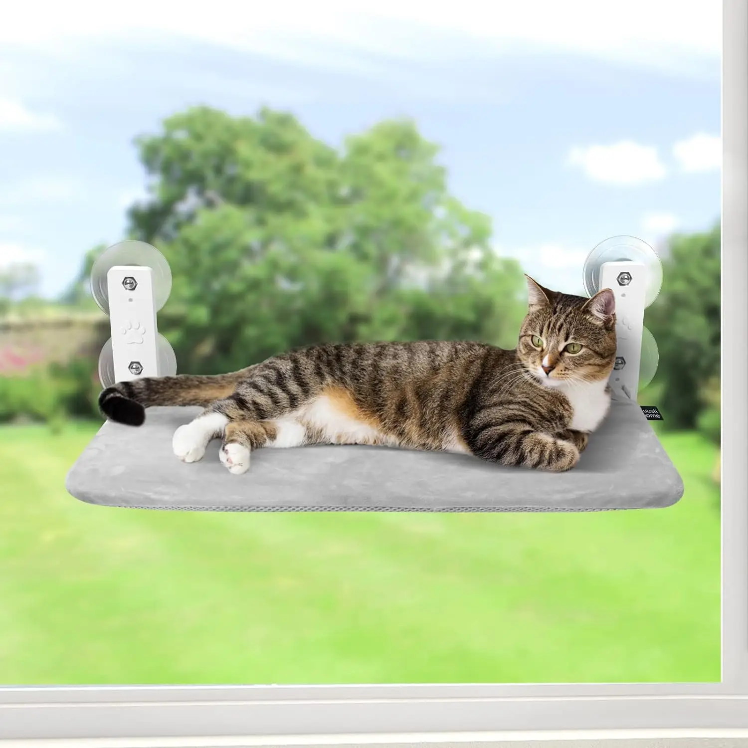 

Hot Sale Pet Sleeping Window Space Washable Cushion Comfortable Bed Cat Window Perch Hoammock for cat