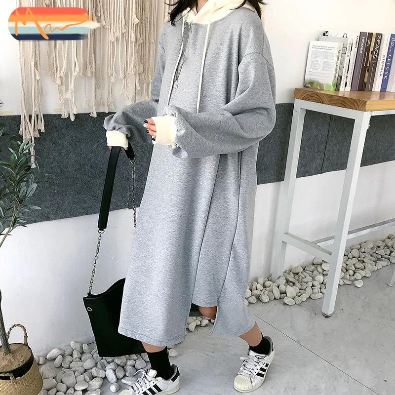 

Maxnegio oversized sweatshirt dress hoodie pullover hoodie