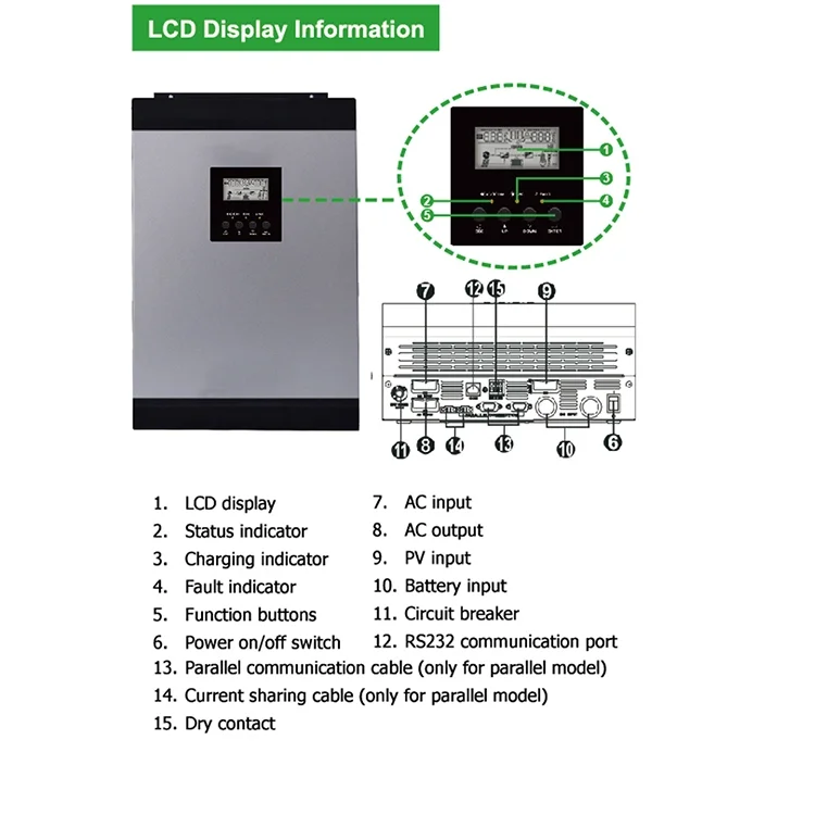off grid solar inverter 800w