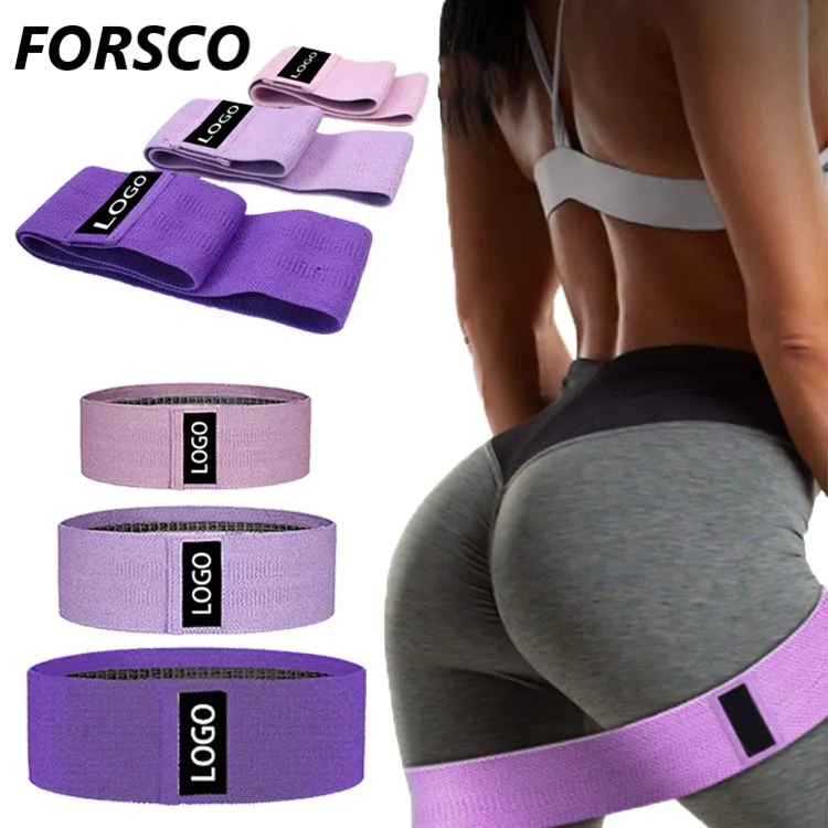 

Workout Fitness Gym Equipment latex rubber booty band set for bodybuilding Strength Training, Any customized color