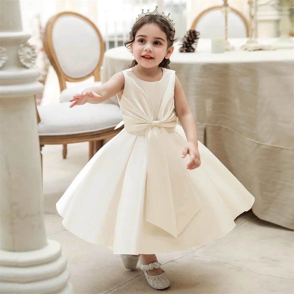 

MQATZ Hot Selling Baby Girl Baptism Clothing Kids Princess Gown Toddler Girls Dresses Party L2063XZ