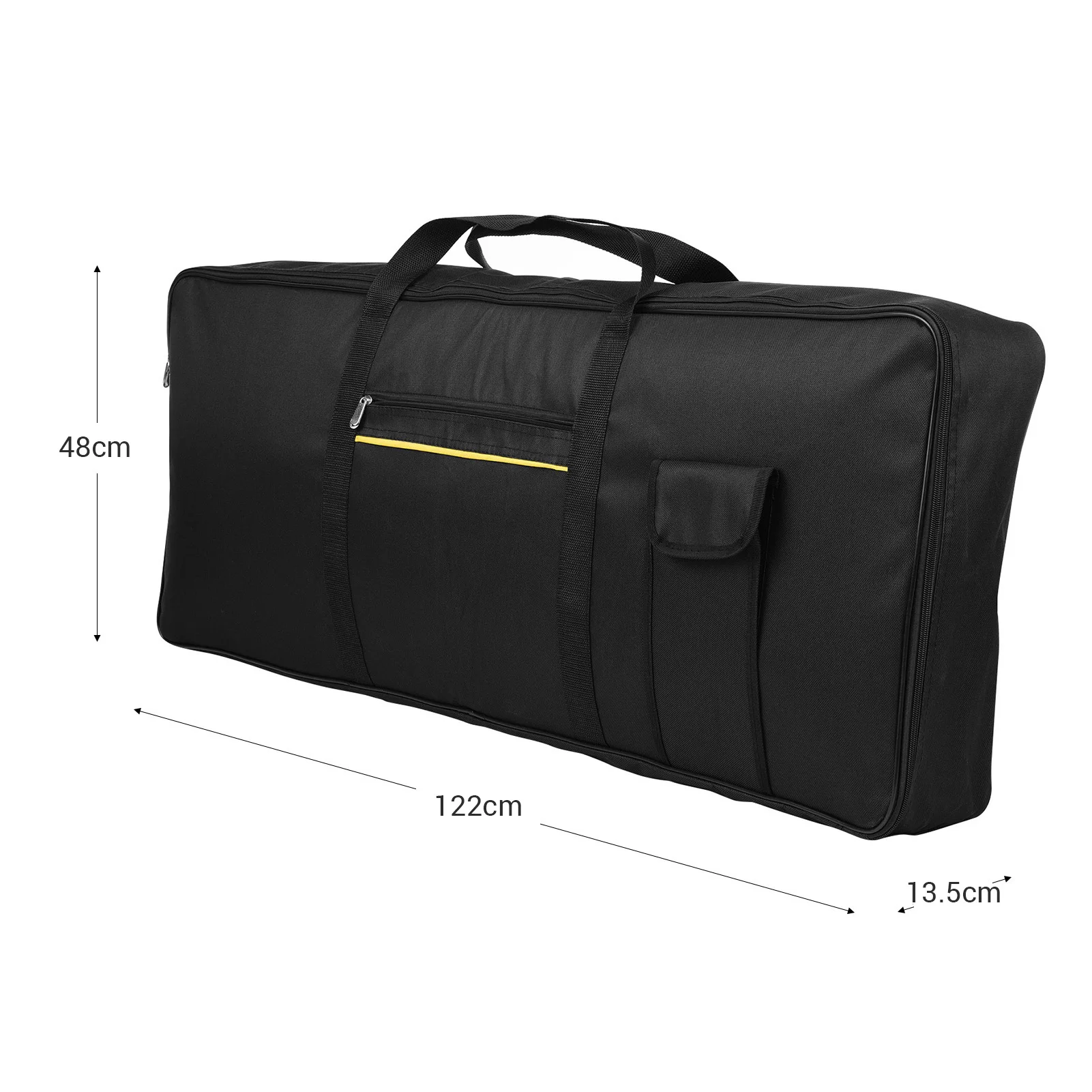

wholesale professional Portable 76 key keyboard electric organ piano package bags soft cases gig cover waterproof black