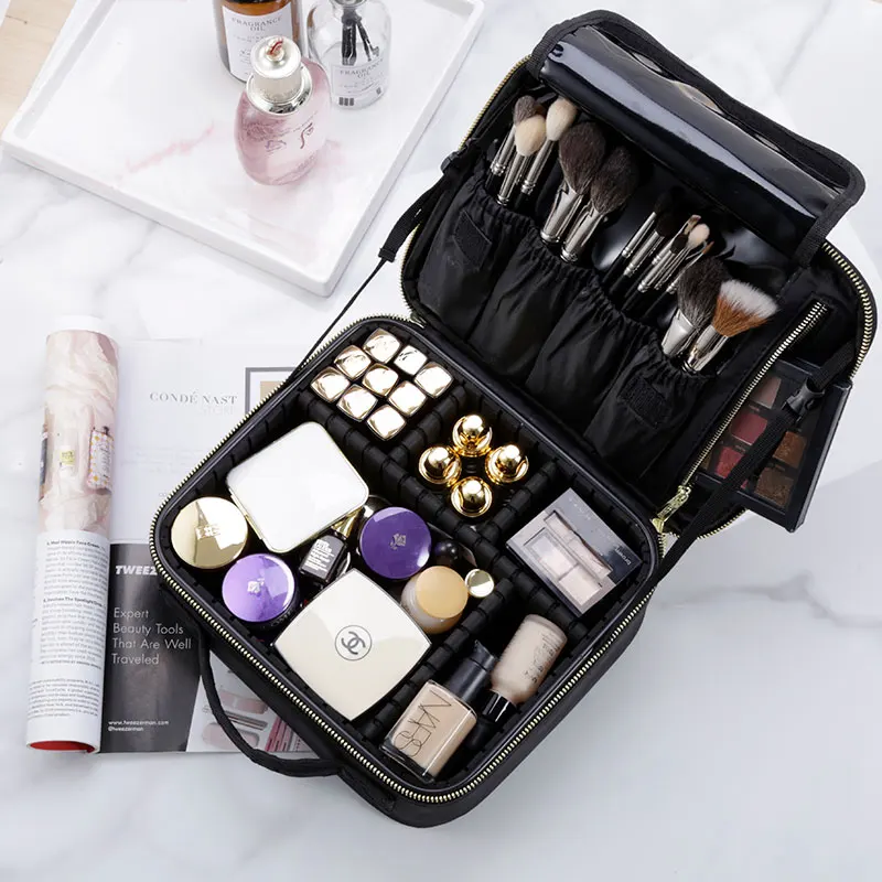 

Rownyeon maleta de maquillaje profesional, Black