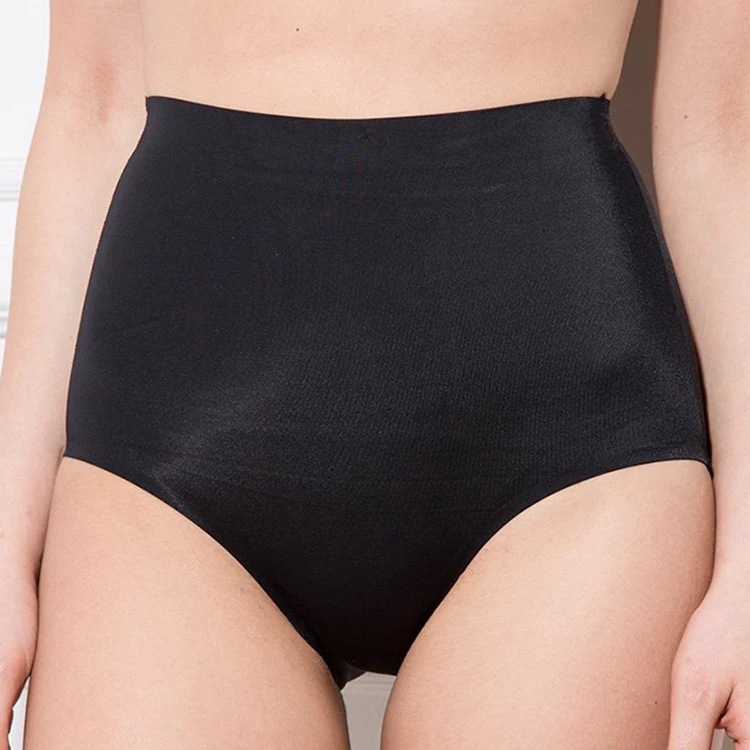 

Hot sale High Waist Postpartum Hip-Lifting Body-Building Trousers No Trace Tummy Control Seamless Women Abdomen Shaper Panties, Black nude
