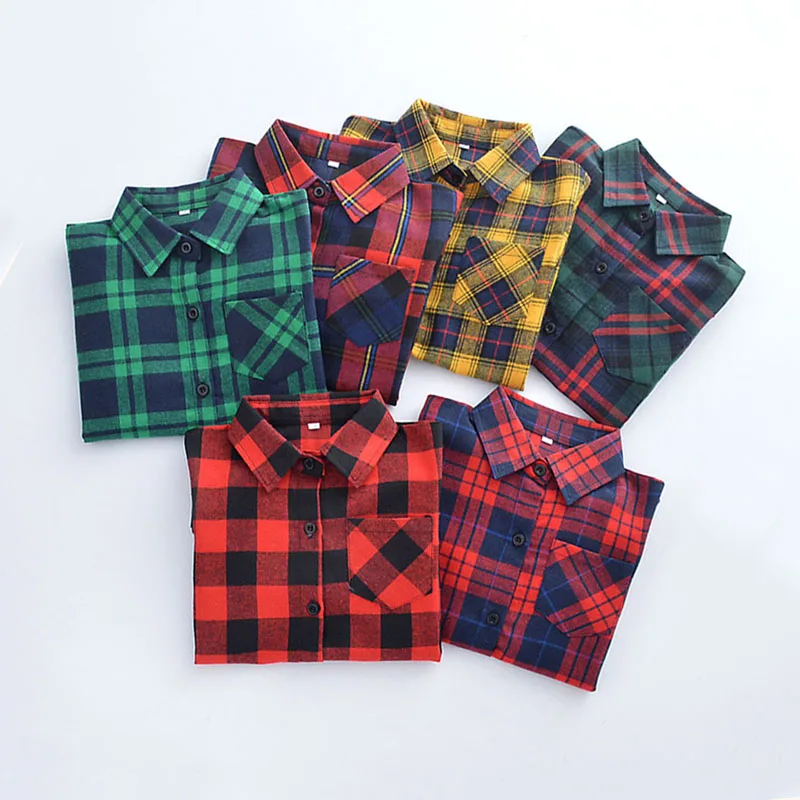 100% Organic cotton plaid autumn kids blouse girls loose long shirts with pocket, As picture show
100% Organic cotton plaid autumn kids blouse girls loose long shirts with pocket, As picture show