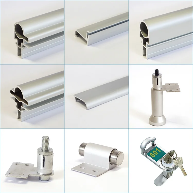 Top Quality Aluminium Alloy HPL Locker Hardware Locker Pillar Hinge Support Leg
