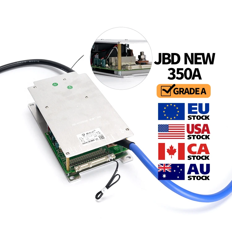 

Jiabaida JBD SP22S001 250A 72V 48V 24V smart BMS with URAR RS485 communication and Bluetooth for protect lifepo4 battery akku