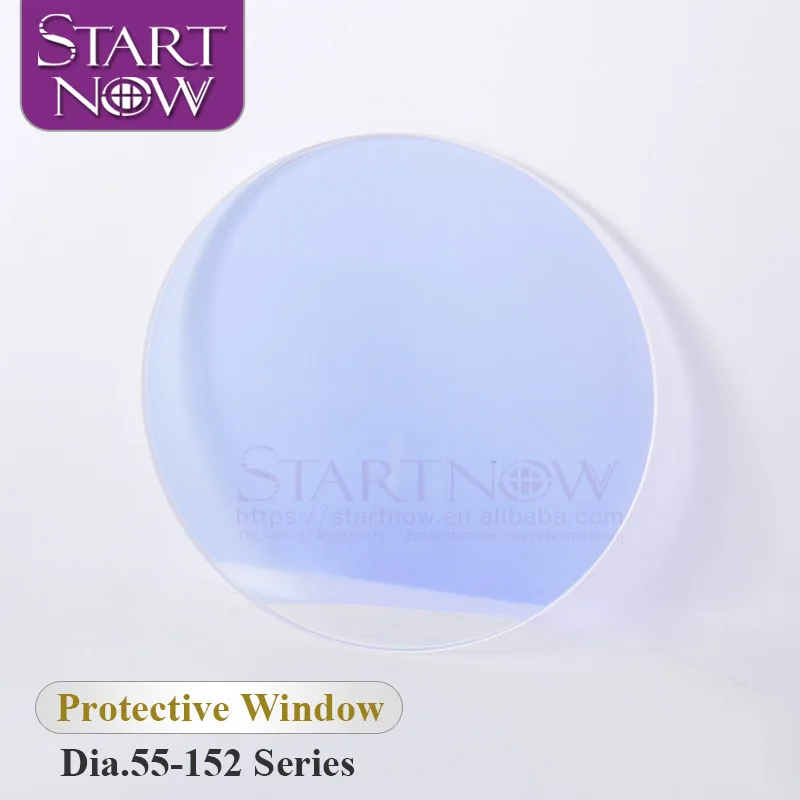 

Startnow Laser Protective Lens For 6-8KW Welding Marking Machine F-theta Scan Lens Front Mirror Dia.75-156mm Protection Glass