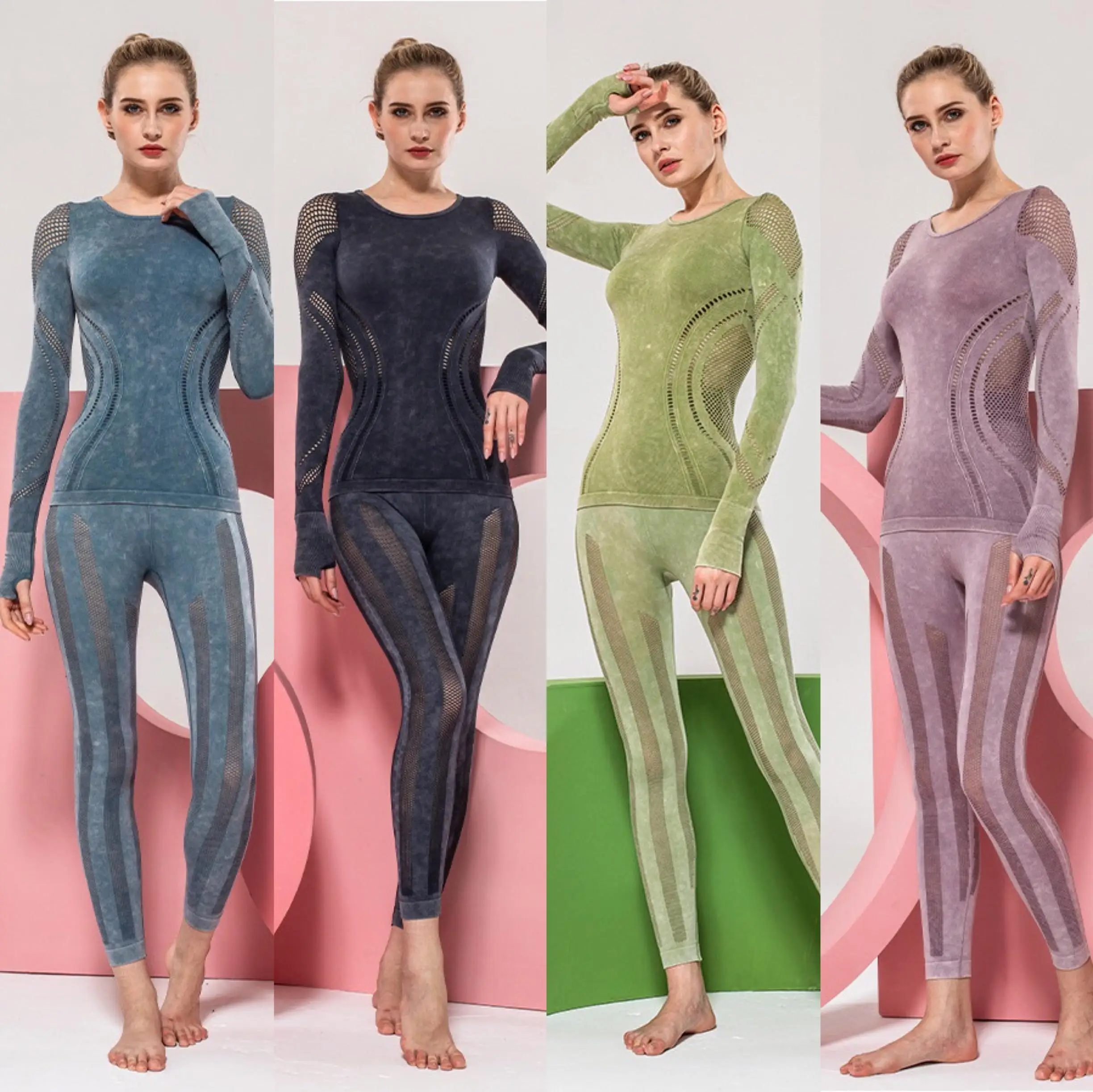 

BBHJL8805 Hot sale seamless women sportswear fitness yoga set