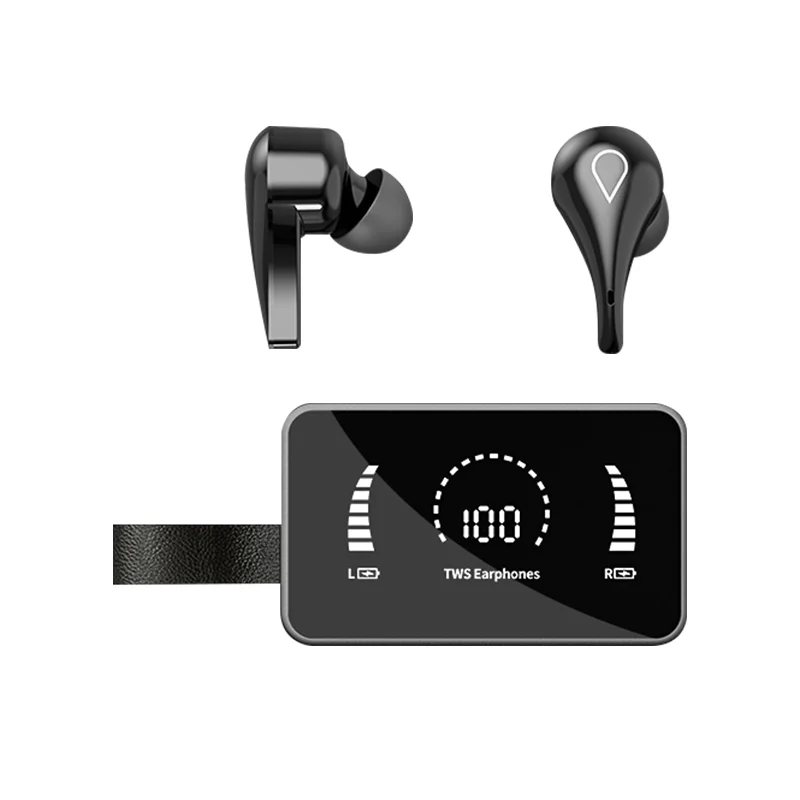 

H3 TWS Wireless Headphones Touch 5.0 Sports Earphone Earbuds Headsets With Microphones TWS Mini Earbud f9, Black,white