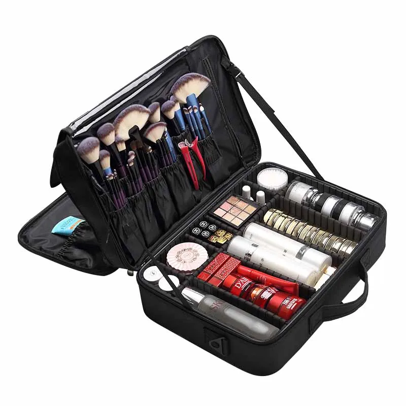 

Professional large-capacity makeup box Multi-functional nail cosmetics toolbox storage box