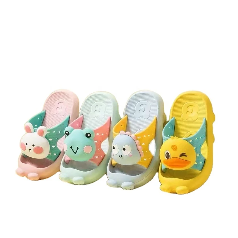 

Kid Slippers for girls and boys PVC Kid Cartoon Slippers Chirldern's Animal Design Sandals