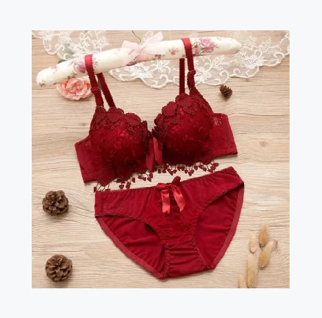 

AYP3008 Women latest Design Pattern Charming Shape Popular bra & brief sets women lace bra set of bra and panties