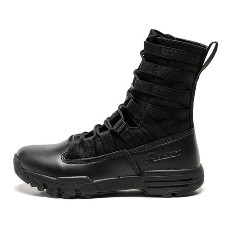 

Factory Camping Shoes Black High Top Outdoor Hiking Sports Tactical Combat Boots For Men