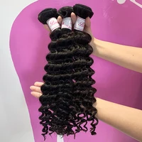 

9A+ Brazilian Deep Wave Human Hair bundles Virgin brazilian cuticle aligned hair