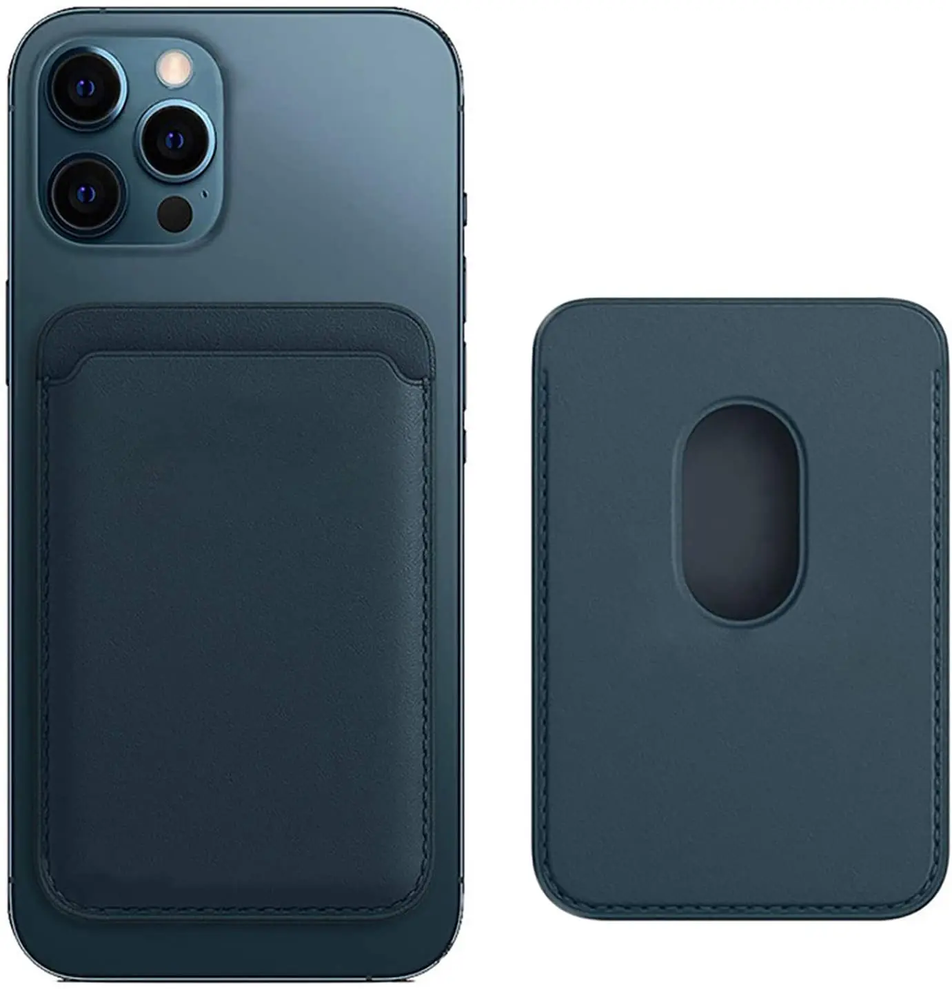 

Phone Magnetic Wallet Case Leather Wallet Pouch Card Holder Case with Magnet Compatible with for iPhone 12 12 Mini 12 Pro