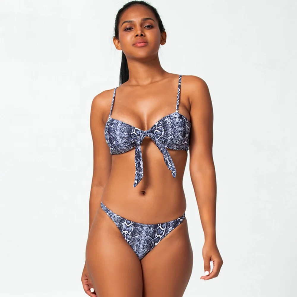 

Stylish, High-quality, Wearable, Snake-patterned, Sexy Swimsuit For Women