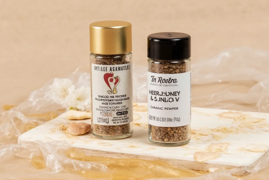 Garlic Salt and Black Pepper Sprinkled on Steak