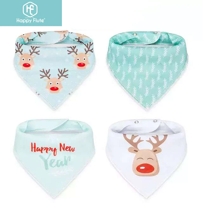 

100% Cotton Triangle Head Scarf Boy Kerchief Girl Bandana Bib Baby Newborn Baby Bibs Cartoon Feeding Cloth Folding Triangles