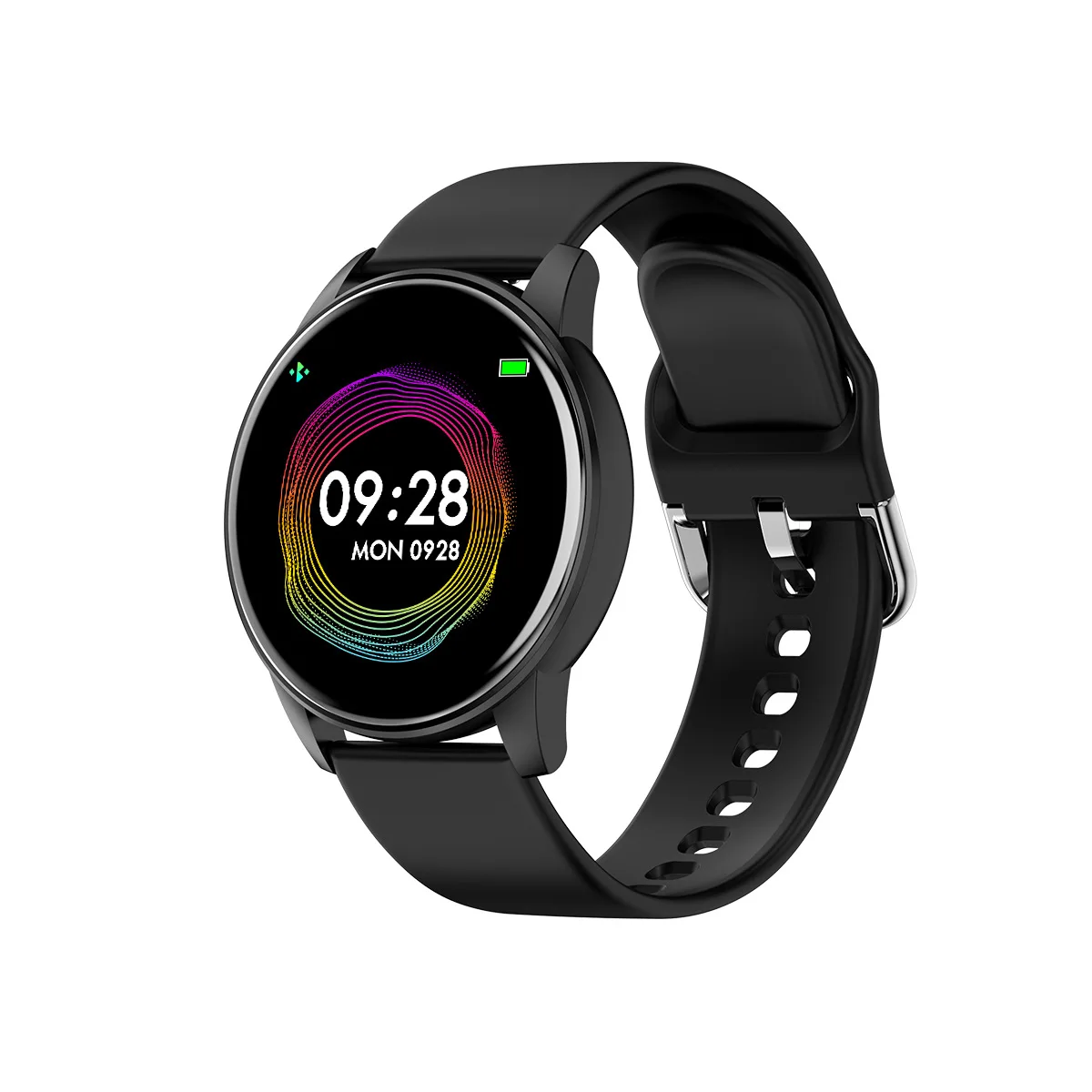 

Round Shape Touch Screen Bracelet Dial Sport Fitness pulseira Smartwatch zl01 ip68 Waterproof Relogio Woman Smart Watch, Black, white,pink,silver