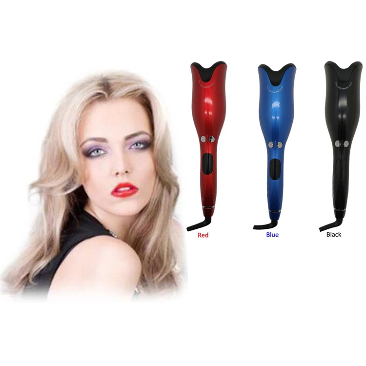 

High Quality Automatic Electric Hair Curler Set With Lcd Screen, Black,pink,blue,white