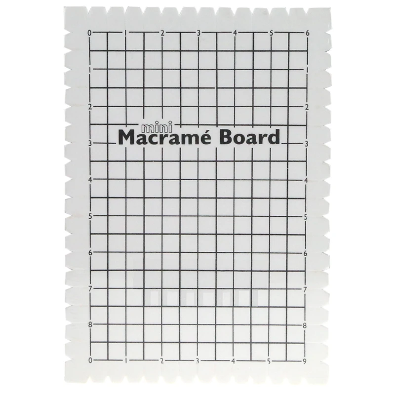 

Jewelry Tools Eva Braiding Disc Mini Macrame Board, White