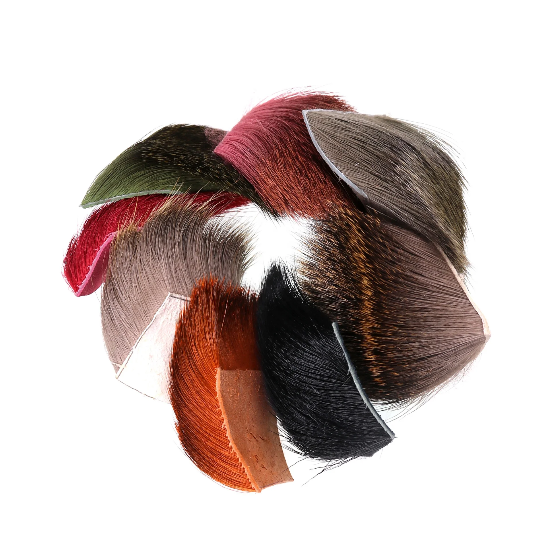 

Dry Fly Tying Elk Deer Hair Patch for Caddis Zonker Mice Fishing Fly Dry Flies Tying Material, Natural color and dyed color